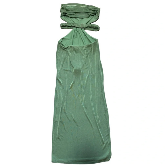Revolve Not Yours To Keep Arielle Strapless Midi Dress - Sage Green, Size XS - Picture 6 of 10